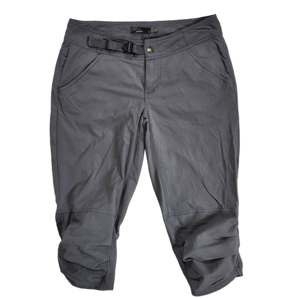 Prana Grey Jasmine Knicker Capri Hiking Pants 10 - Picture 10 of 10